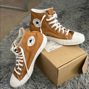 Brown Custom Designed Converse